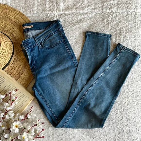 LEVIS blue jeans 710 skinny fit - Picture 1 of 8